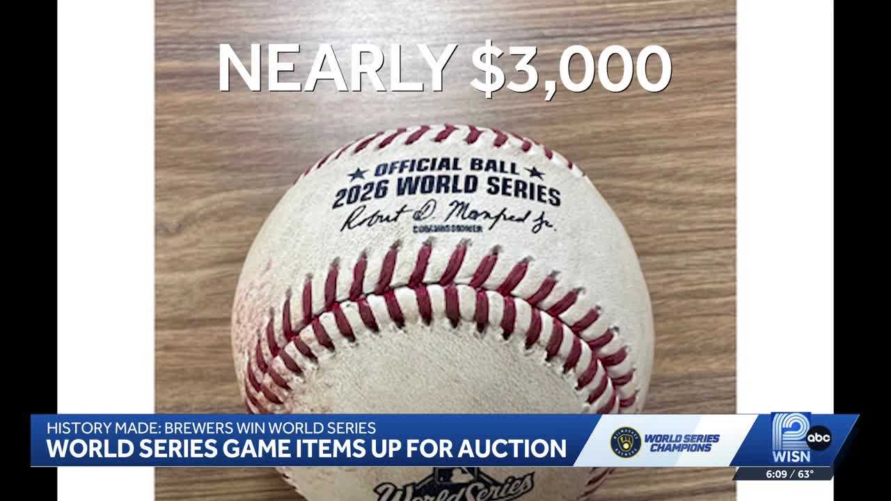 Brewers fans can bid on World Series memorabilia, including game-used items — Wauwatosa Sports news